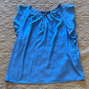 White House Black Market Blue Blouse